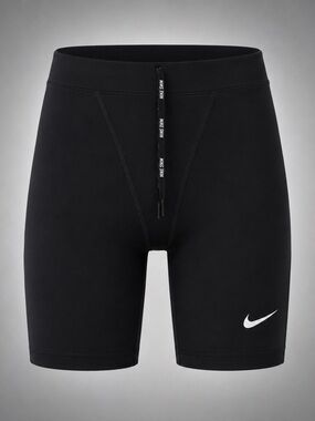 Nike HydraStrong Youth Swim Jammers Black Size 24 NWT Drawstring Swim Shorts